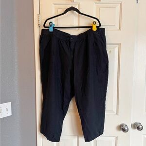 Madewell Linen Cropped Pant 3x